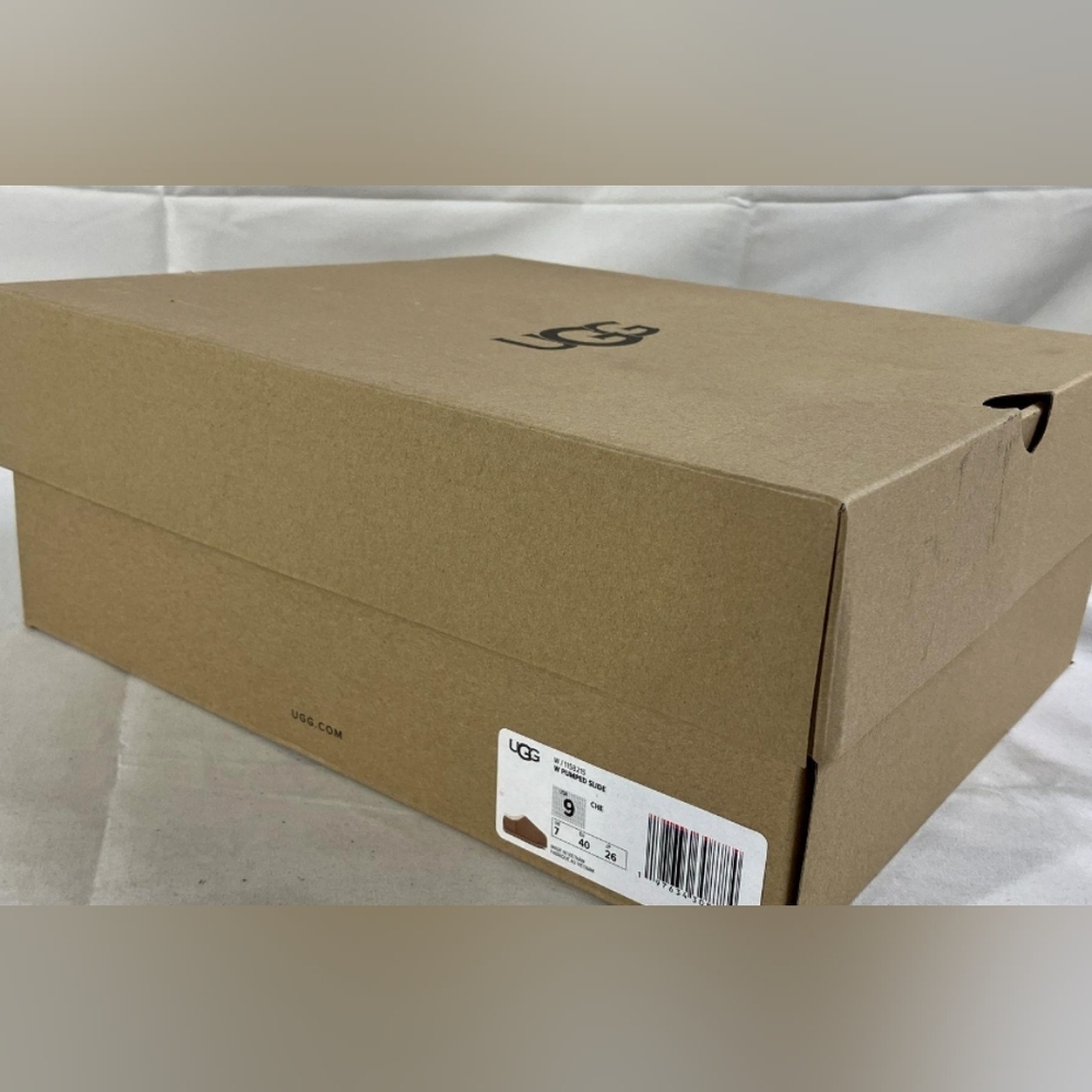 UGG Wmns Pumped Slide 'Chestnut' Slippers Size 9 W/Box MSRP $160 - Picture 12 of 12